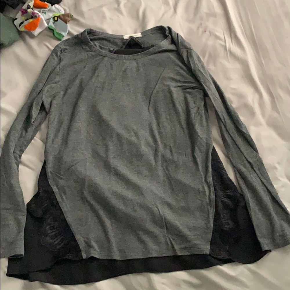 🎃4/$20🎃 Black and grey with lace detail